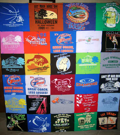 shirts made into blankets